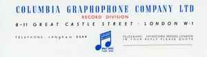 Columbia Graphophone Company Ltd. on Discogs
