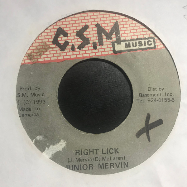 lataa albumi Junior Mervin - Right Lick