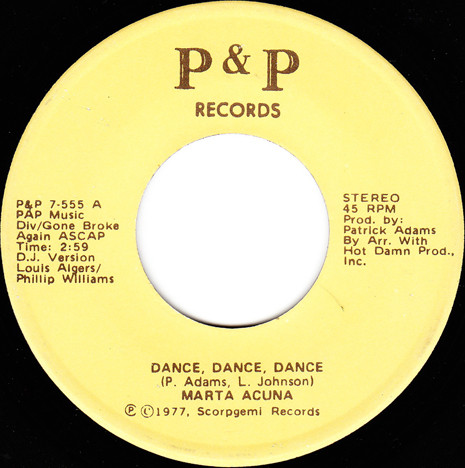 Marta Acuna – Dance, Dance, Dance (1977, Vinyl) - Discogs
