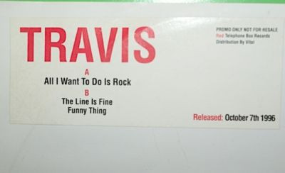 Travis – All I Want To Do Is Rock (1997, Flexi-disc) - Discogs