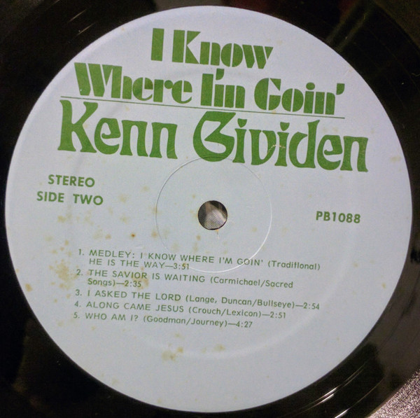 last ned album Kenn Gividen - I Know Where Im Goin