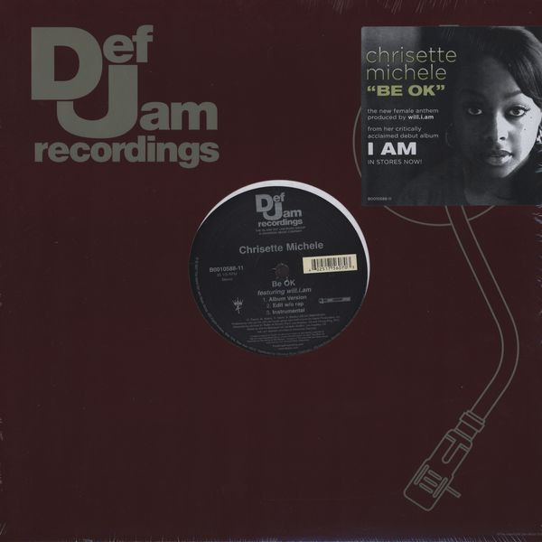 Chrisette Michele Featuring Will.I.Am Be OK 2007 Vinyl Discogs