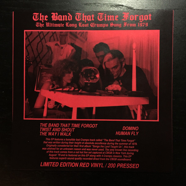 The Cramps – The Band That Time Forgot (2016, Red Vinyl, Vinyl