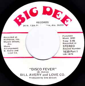 Bill Avery And Love Co. - Disco Fever album cover
