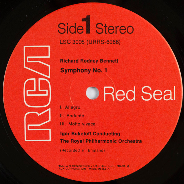 RCA Red Seal USRSS3 Dynaflex Labels