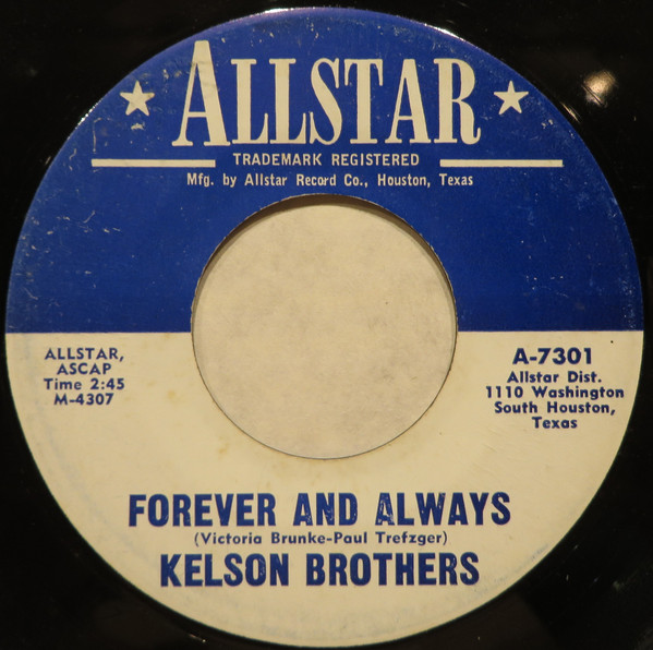 last ned album Kelson Brothers - Forever And Always
