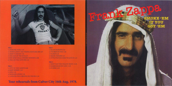 baixar álbum Frank Zappa - Smoke Em If You Got Em