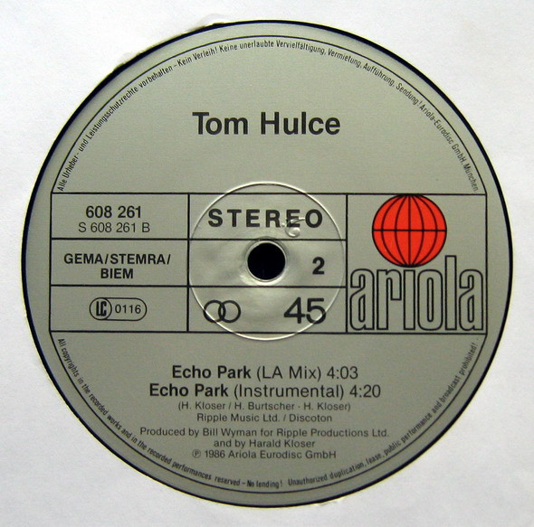 télécharger l'album Tom Hulce - Echo Park