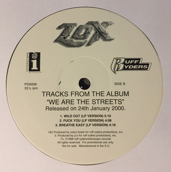 Album herunterladen Lox - Tracks From The Album We Are The Streets