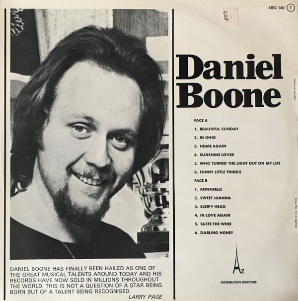 Album herunterladen Daniel Boone - Daniel Boone