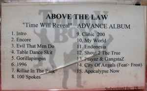 Above The Law – Time Will Reveal (1996, Cassette) - Discogs