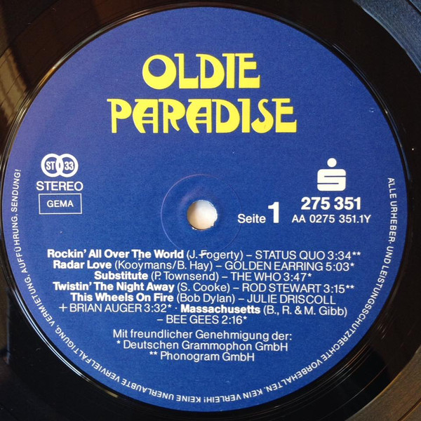 baixar álbum Various - Oldie Paradise