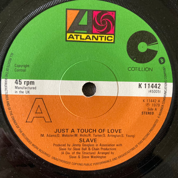 Slave – Just A Touch Of Love (1980, Vinyl) - Discogs