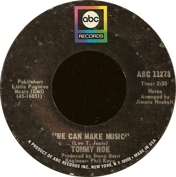 Tommy Roe – We Can Make Music (1970, Pitman Pressing, Vinyl) - Discogs