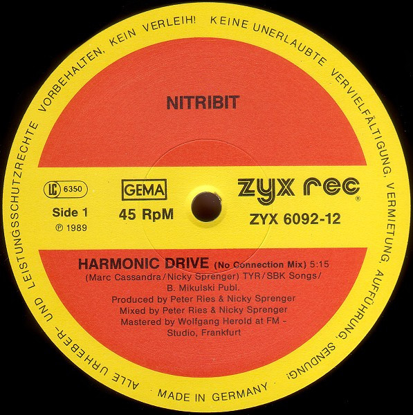 descargar álbum Nitribit - Harmonic Drive In The Air Mix