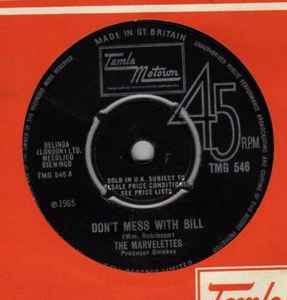 The Marvelettes – Don't Mess With Bill (1966, 4-Prong Centre
