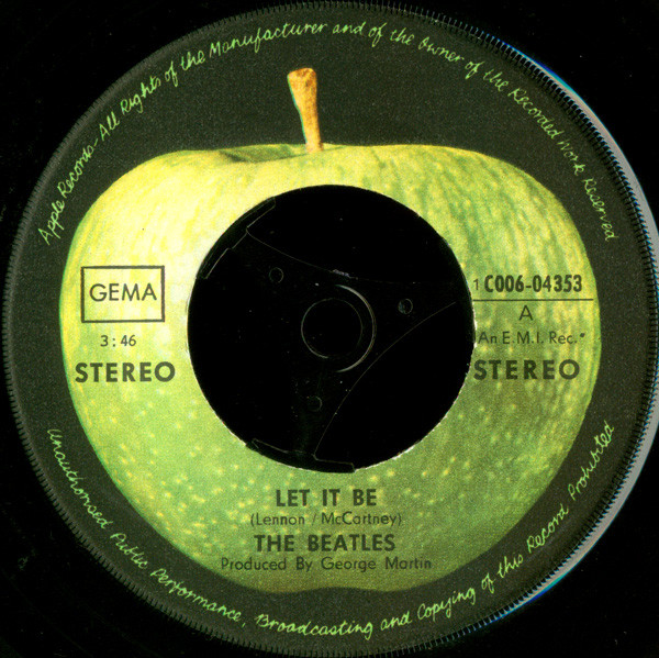 The Beatles – Let It Be / You Know My Name (1970, Vinyl) - Discogs