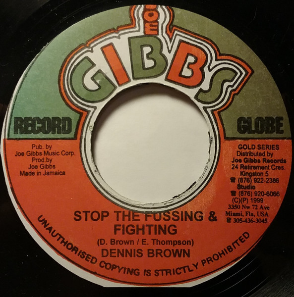 Dennis Brown – Stop The Fussing & Fighting (Vinyl) - Discogs