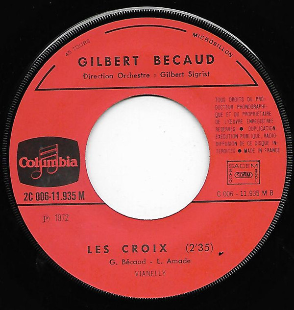 Album herunterladen Gilbert Bécaud - Kyrie Les Croix