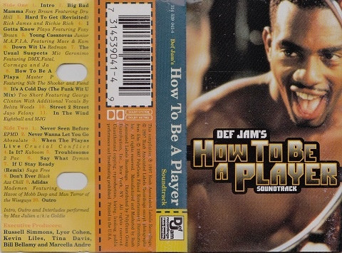 Def Jam's How To Be A Player Soundtrack (1997, Clean, Cassette 