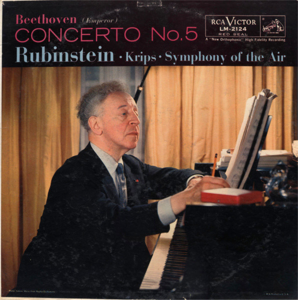 Beethoven, Rubinstein · Krips · Symphony Of The Air – (Emperor