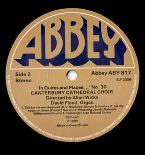 lataa albumi Canterbury Cathedral Choir Directed By Allan Wicks, David Flood - In Quires and Places No 30