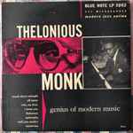 Thelonious Monk – Genius Of Modern Music (2014, Vinyl) - Discogs