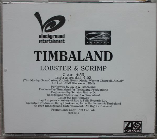 télécharger l'album Timbaland Featuring JayZ - Lobster Scrimp