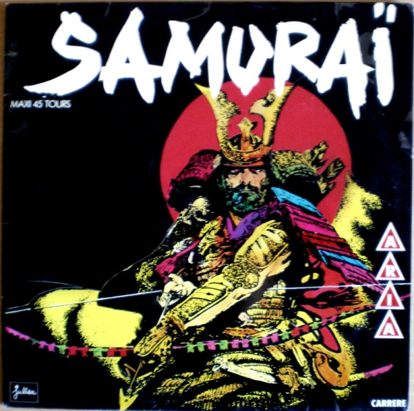 Samurai mit Schwert 3 STECKIS Samurai EU 1985 ocker 