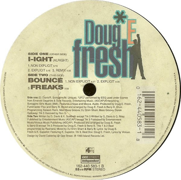 オールドスクールヒップホップDoug E. Fresh - I-ight (Alright) Remixes