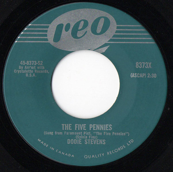 ladda ner album Dodie Stevens - Yes Sir Ee The Five Pennies