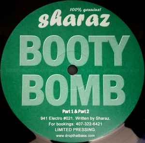 DJ Sharaz - Booty Bomb / Crush Groove album cover