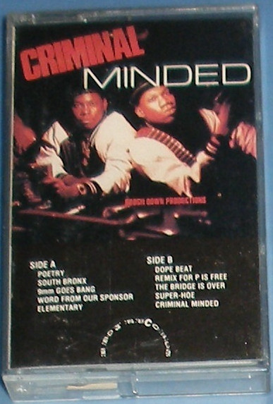 Boogie Down Productions – Criminal Minded (1987, Cassette) - Discogs