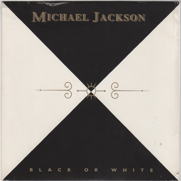 michael jackson black or white album cover