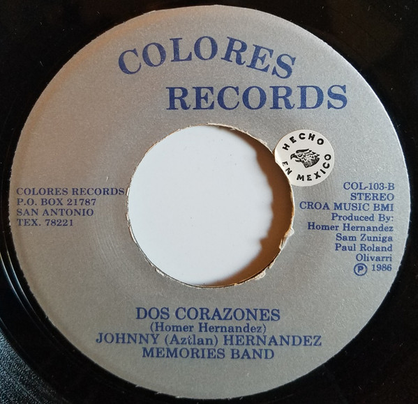 Album herunterladen Johnny (Aztlan) Hernandez Memories Band - No Me Lo Vuelves A Hacer