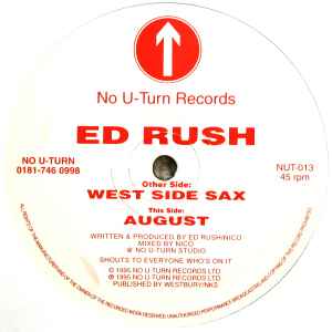 Ed Rush - West Side Sax / August album cover