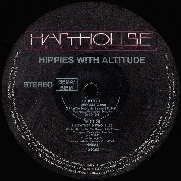 Hippies With Altitude - Mescalito / Heather's Trax | Harthouse (HH064) - main