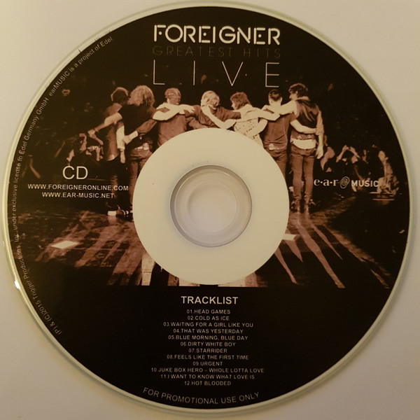 last ned album Foreigner - Greatest Hits