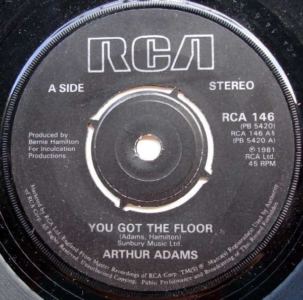 Arthur Adams – You Got The Floor (1981, Vinyl) - Discogs