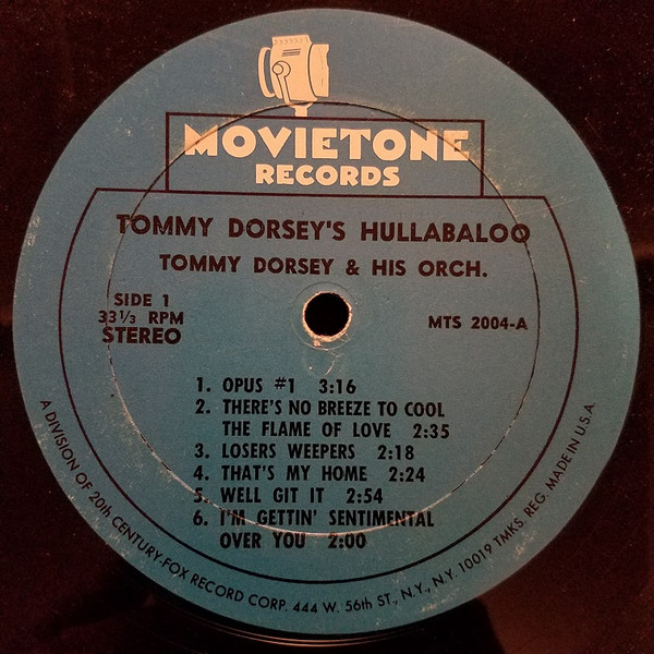 baixar álbum Tommy Dorsey And His Orchestra - Hullabaloo