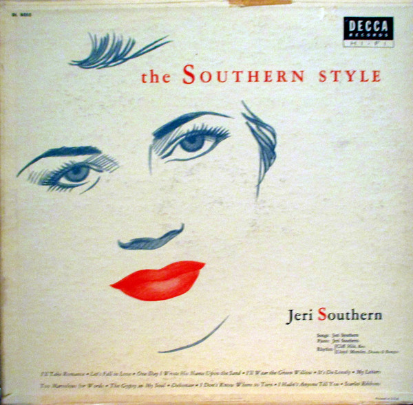 Jeri Southern – The Southern Style (1955, Vinyl) - Discogs