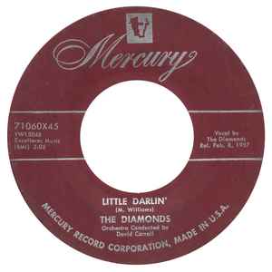 The Diamonds Little Darlin Faithful And True 1957 Vinyl