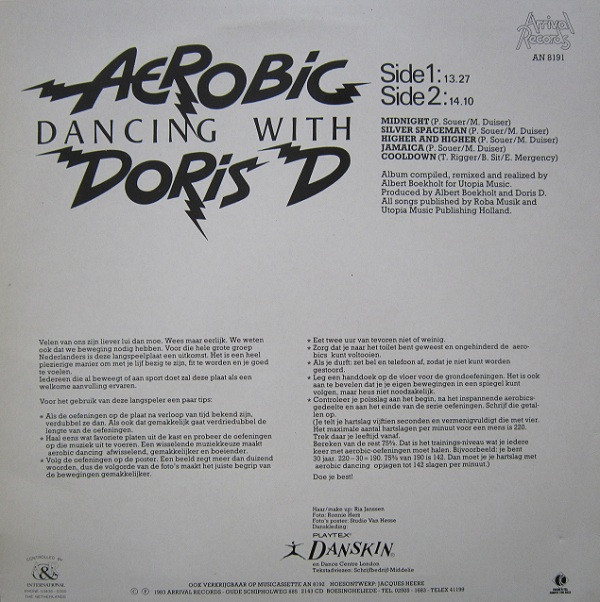 ladda ner album Doris D - Aerobic Dancing With Doris D