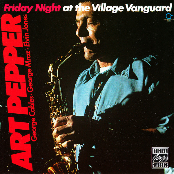 Art Pepper – Friday Night At The Village Vanguard (1980, Vinyl