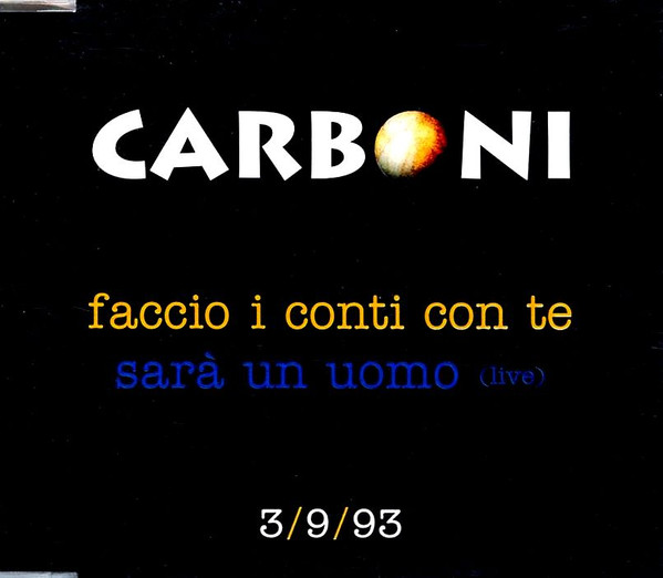 descargar álbum Carboni - Faccio I Conti Con Te