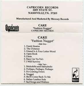 Cake – Fashion Nugget (1996, Cassette) - Discogs