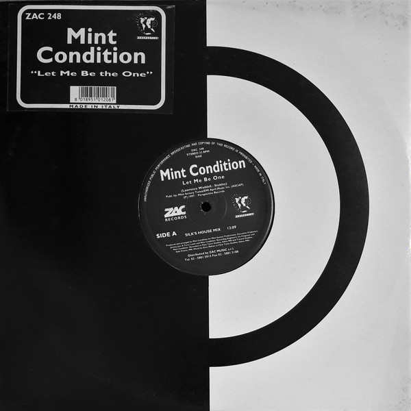 Mint Condition – Let Me Be The One (1997, Vinyl) - Discogs