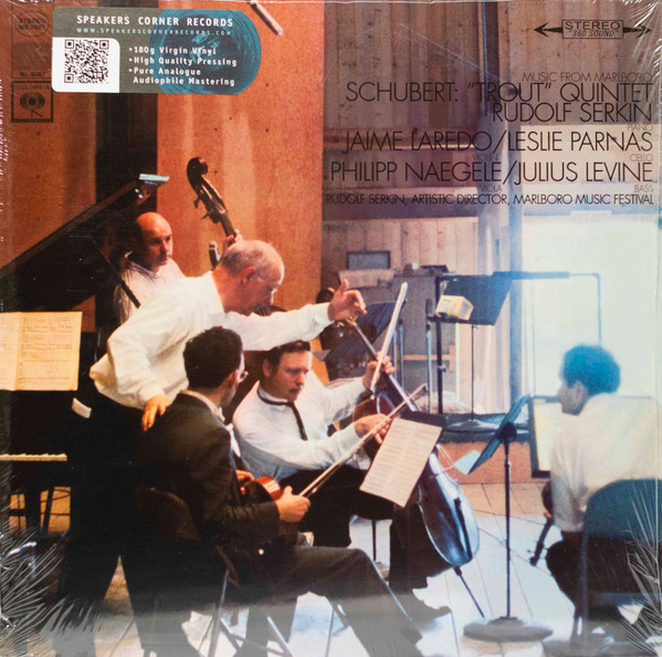 baixar álbum Franz Schubert, Rudolf Serkin, Jaime Laredo, Leslie Parnas, Philipp Naegele, Julius Levine - Music From Marlboro Schubert Trout Quintet