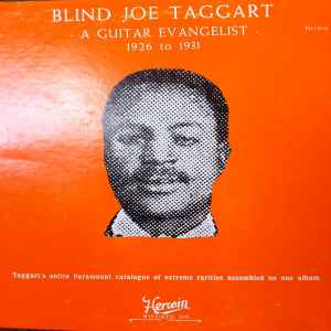 A Guitar Evangelist 1926 To 1931 - Blind Joe Taggart