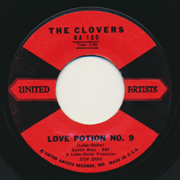 The Clovers – Love Potion No.9 (1959, Vinyl) - Discogs